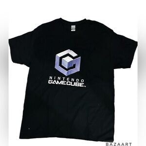 NWOT Nintendo GameCube Retro Console Logo SZ LG   Unisex T Shirt